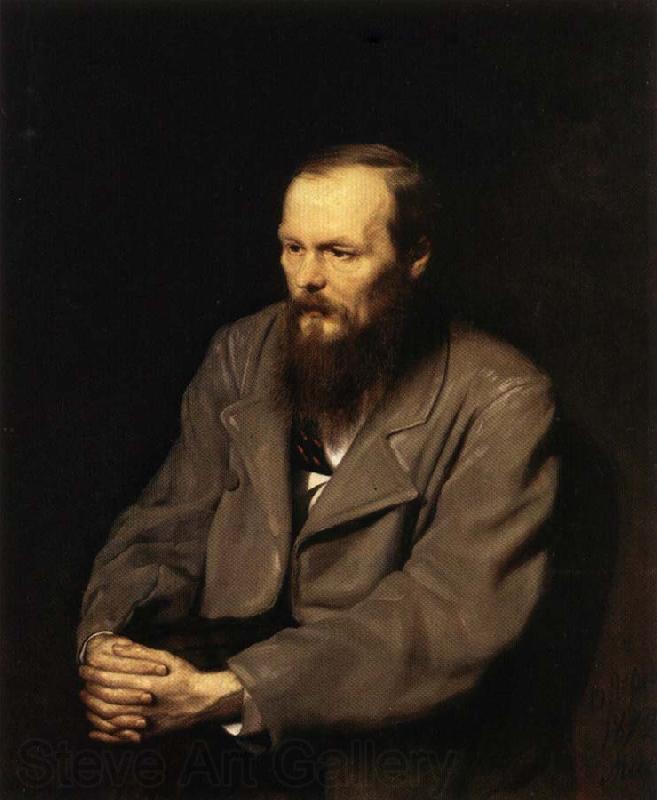 Perov, Vasily Portrait of Fyodor Dostoevsky France oil painting art